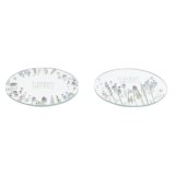 Lanterna DKD Home Decor Krystal Multifarvet Sommerfugl (10 x 10 x 1 cm) (2 unidades) #1