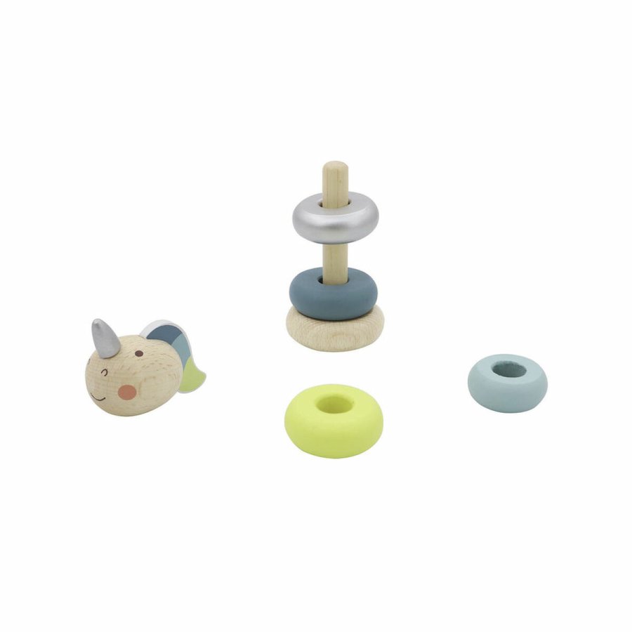 Enhjrning DKD Home Decor Tr (6 x 6 x 13.5 cm) (2 pcs) #2