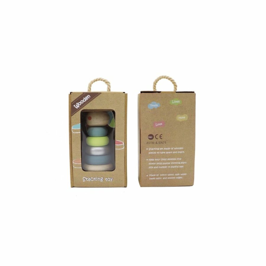 Enhjrning DKD Home Decor Tr (6 x 6 x 13.5 cm) (2 pcs) #3