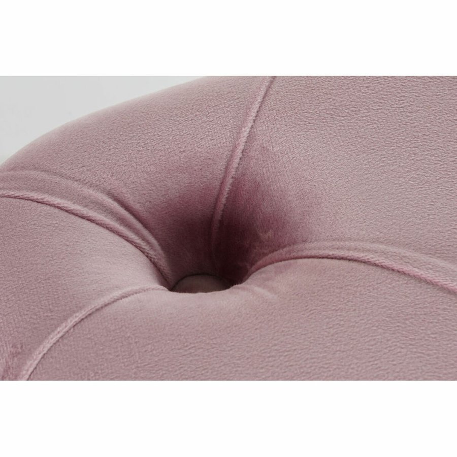 Stol DKD Home Decor   Pink Polyester Fljl Tr MDF (88 x 53 x 47,76 cm) #5