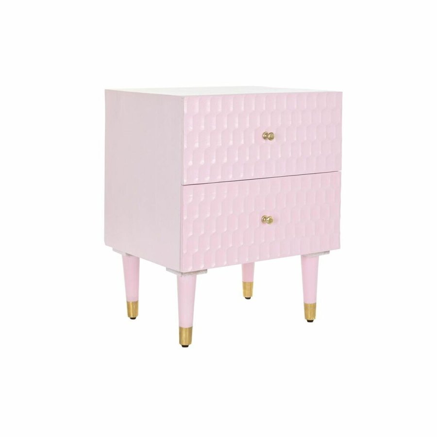 Natbord DKD Home Decor 52 x 42 x 65 cm Metal Lyserd Mangotr #1