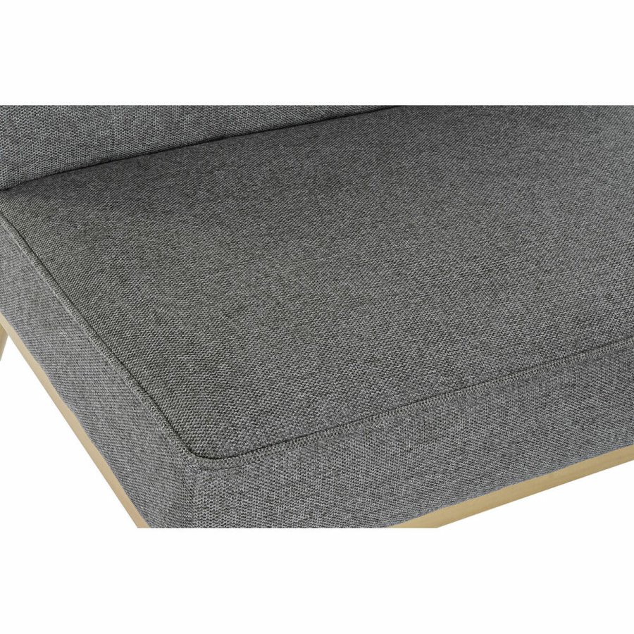 Lnestol DKD Home Decor 80 x 66 x 72 cm Gran Tr Brun Mrkegr #2