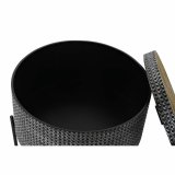 Lille serveringsbord DKD Home Decor Sort Slvfarvet 45 x 45 x 39 cm #3