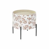 Lille serveringsbord DKD Home Decor Hvid Sort 38 x 38 x 39 cm #1