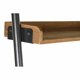 Hylder DKD Home Decor Gran Natur Sort Metal 1 Hylder (67 x 40 x 155 cm) #4