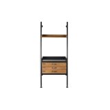 Hylder DKD Home Decor Gran Natur Sort Metal 1 Hylder (67 x 40 x 155 cm) #3