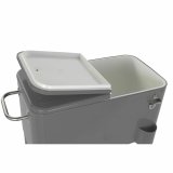 Kleskab DKD Home Decor Med hjul Gr Mrkegr Stl polypropylen 56 L 74 x 43 x 80 cm (74 x 43 x 80 cm) #4