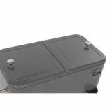 Kleskab DKD Home Decor Med hjul Gr Mrkegr Stl polypropylen 56 L 74 x 43 x 80 cm (74 x 43 x 80 cm) #6