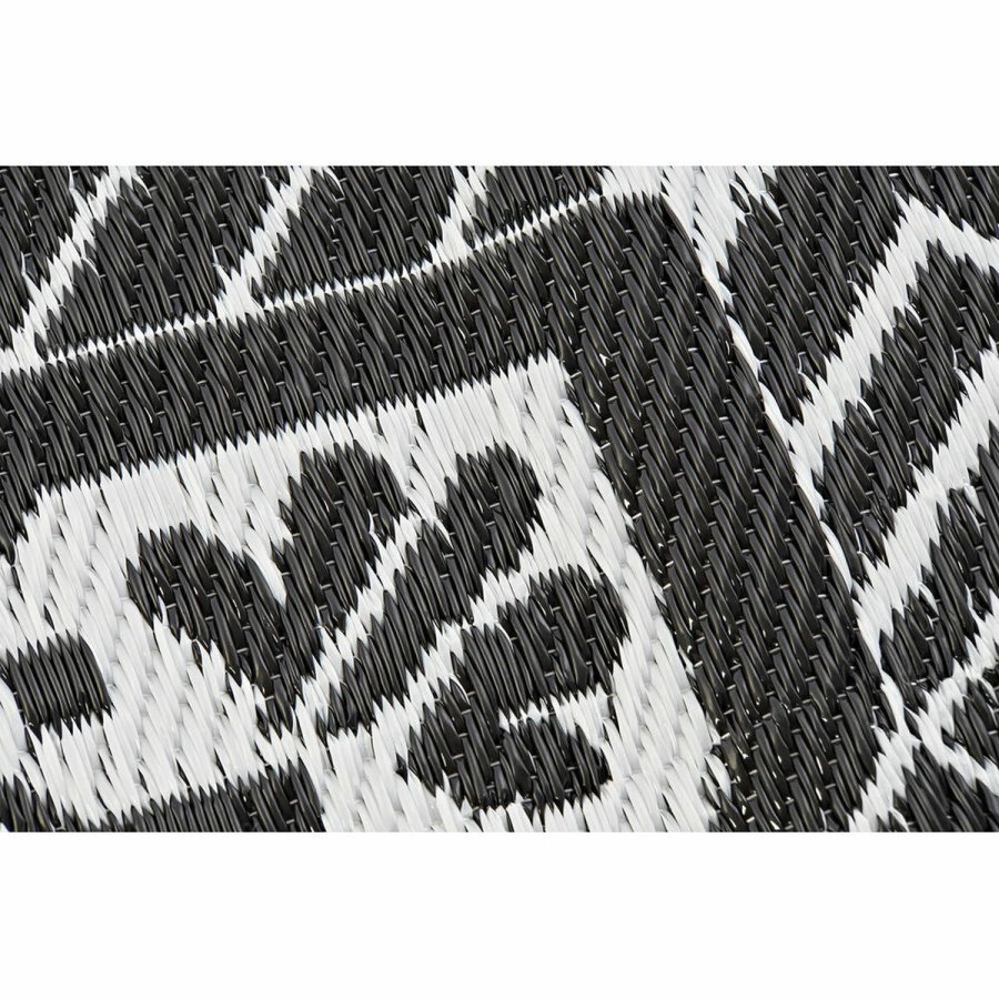 Tppe DKD Home Decor Hvid Sort Etnisk (2 enheder) (120 x 180 cm) #13