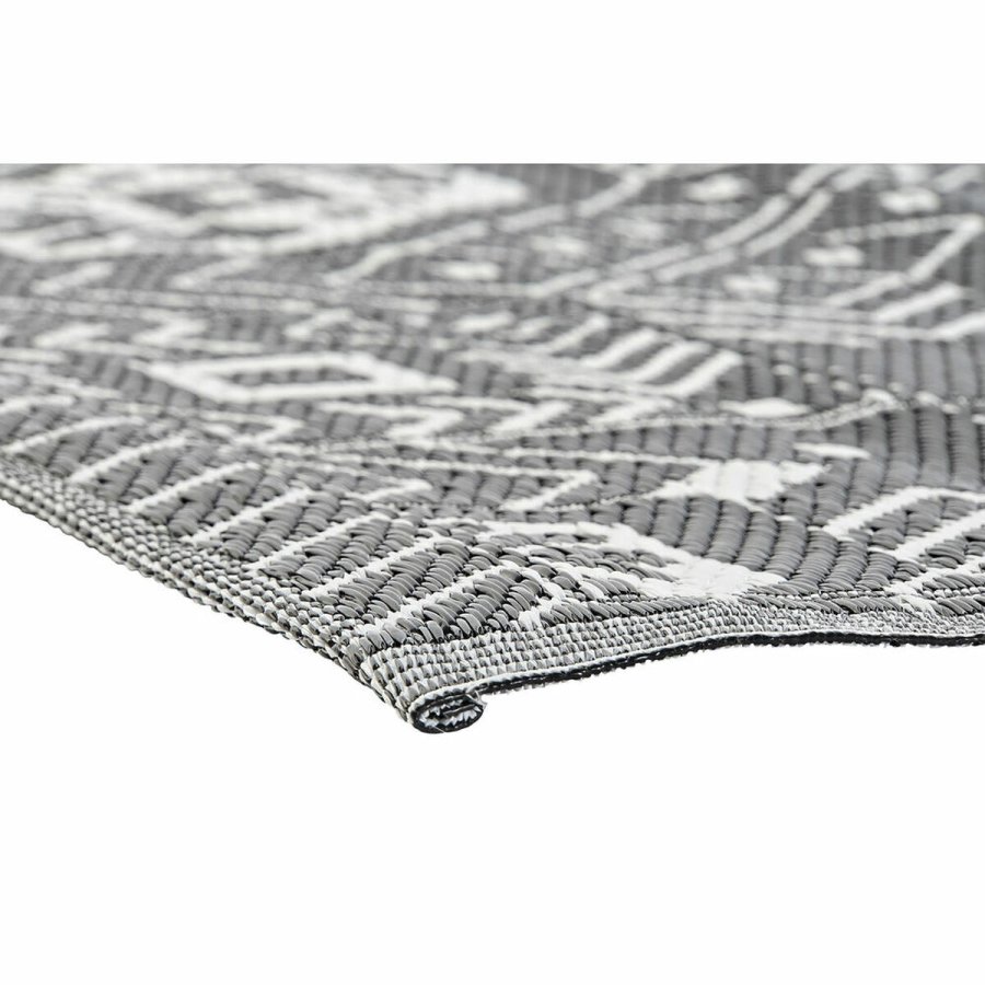 Tppe DKD Home Decor Hvid Sort Etnisk (2 enheder) (120 x 180 cm) #9
