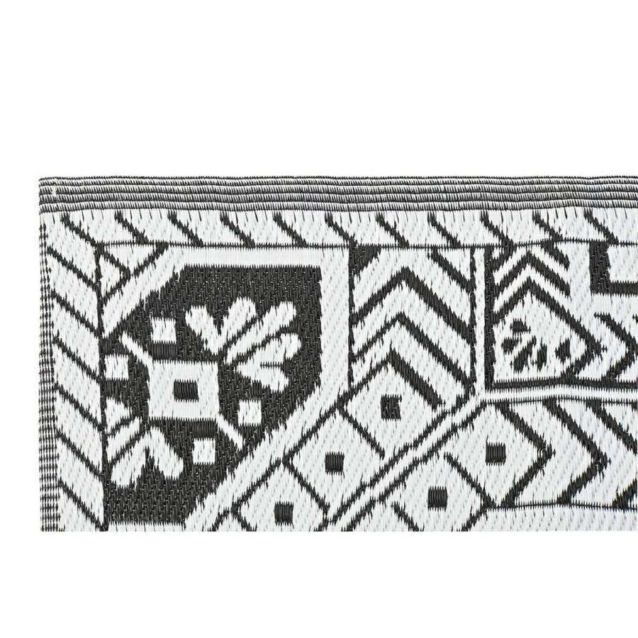 Tppe DKD Home Decor Hvid Sort Etnisk (2 enheder) (150 x 210 cm) #5