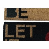 Drmtte DKD Home Decor Rd Sort Brun Gummi 2 enheder Kokosnd Fiber (60 x 40 x 1,5 cm) #5