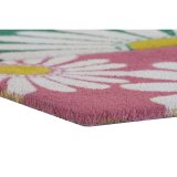 Drmtte DKD Home Decor Pink Gummi Mint Hvid Gul 2 enheder Kokosnd Fiber (60 x 40 x 0,5 cm) #9
