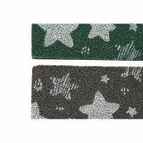 Drmtte DKD Home Decor Gr Gummi Stjerner Hvid Grn 2 enheder Kokosnd Fiber (60 x 40 x 1,5 cm) #5