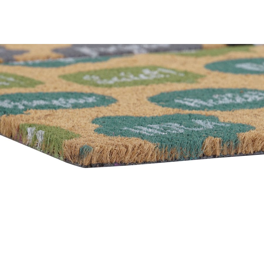 Drmtte DKD Home Decor Sort Gr Brun Gummi Mint 2 enheder Kokosnd Fiber (60 x 40 x 1,5 cm) #9