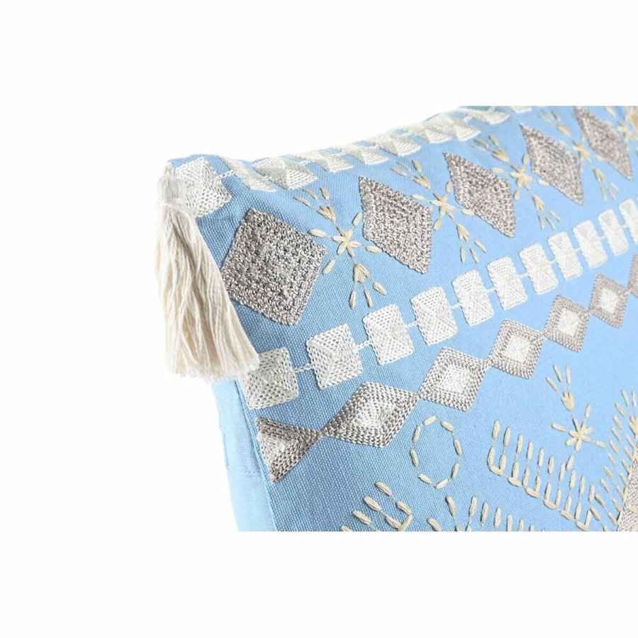 Pude DKD Home Decor Bl Hvid 40 x 15 x 40 cm #2