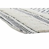 Tppe DKD Home Decor Sort Zigzag Hvid (120 x 180 x 0,7 cm) #13