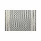 Tppe DKD Home Decor Sort Zigzag Hvid (120 x 180 x 0,7 cm) #1