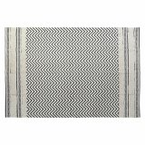Tppe DKD Home Decor Sort Zigzag Hvid (160 x 226 x 0,7 cm) #1