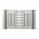 Tppe DKD Home Decor Sort Hvid Ikat (120 x 180 x 0,7 cm) #1