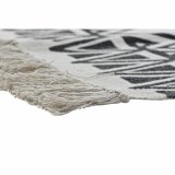 Tppe DKD Home Decor 160 x 250 x 0,7 cm Sort Polyester Bomuld Hvid Ikat Boho #5