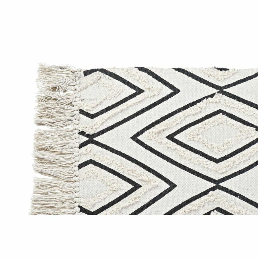 Tppe DKD Home Decor Sort Hvid (120 x 190 x 0,7 cm) #13