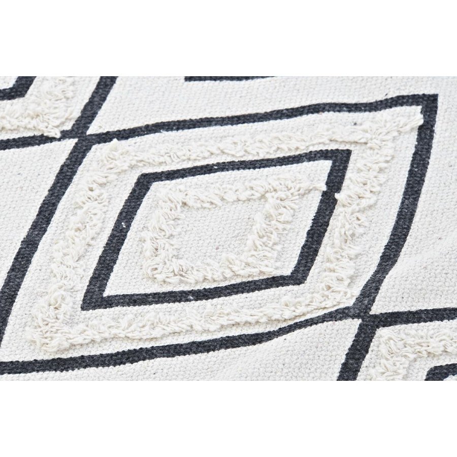 Tppe DKD Home Decor Sort Hvid (120 x 190 x 0,7 cm) #5