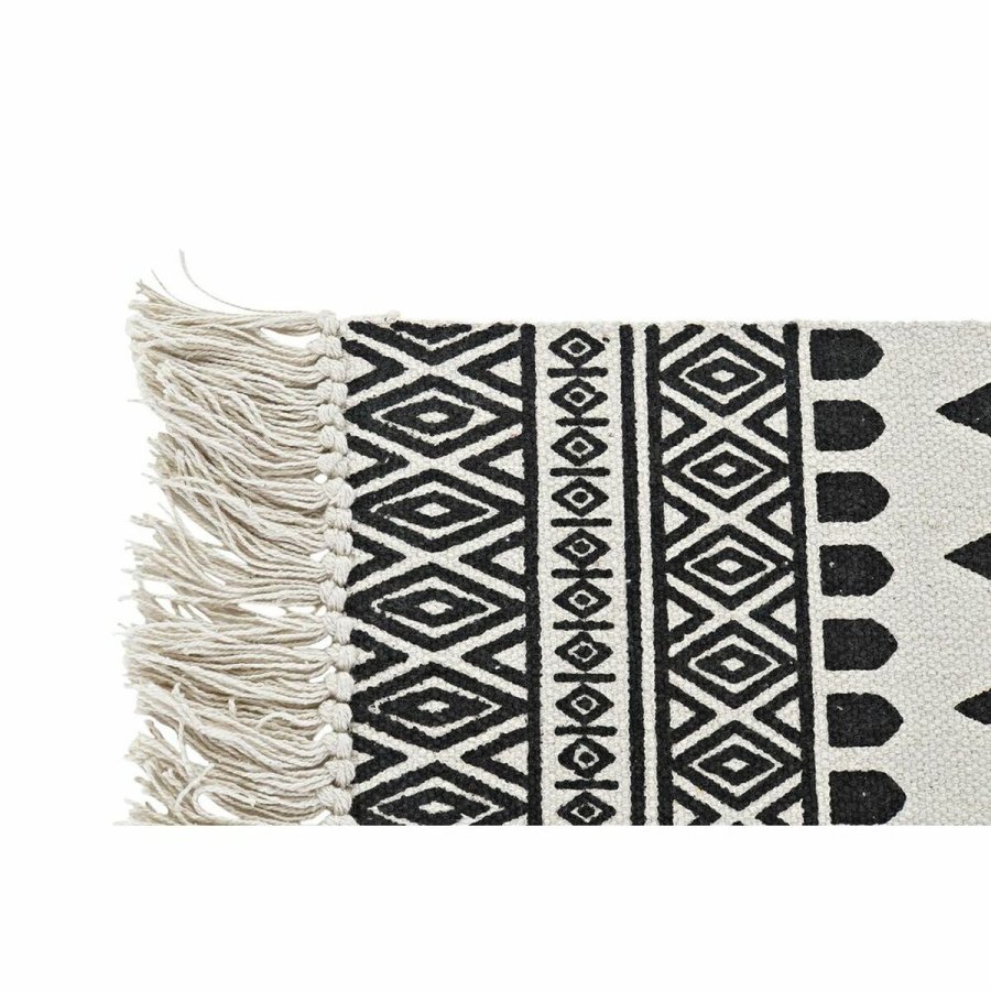 Tppe DKD Home Decor Sort Hvid (80 x 50 x 1 cm) #2