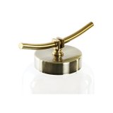 Vase DKD Home Decor Bl Gylden Metal Krystal Middelhavet 19 x 15 x 41 cm #3