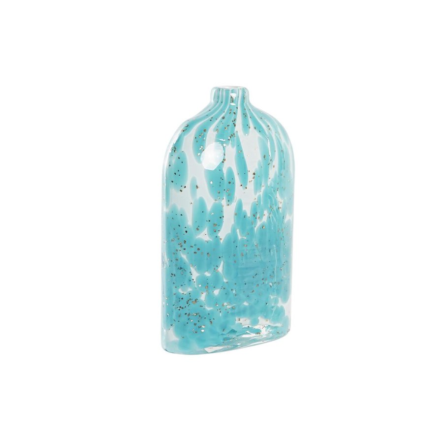 Vase DKD Home Decor Bl Krystal Middelhavet 12 x 7,5 x 21,5 cm #1