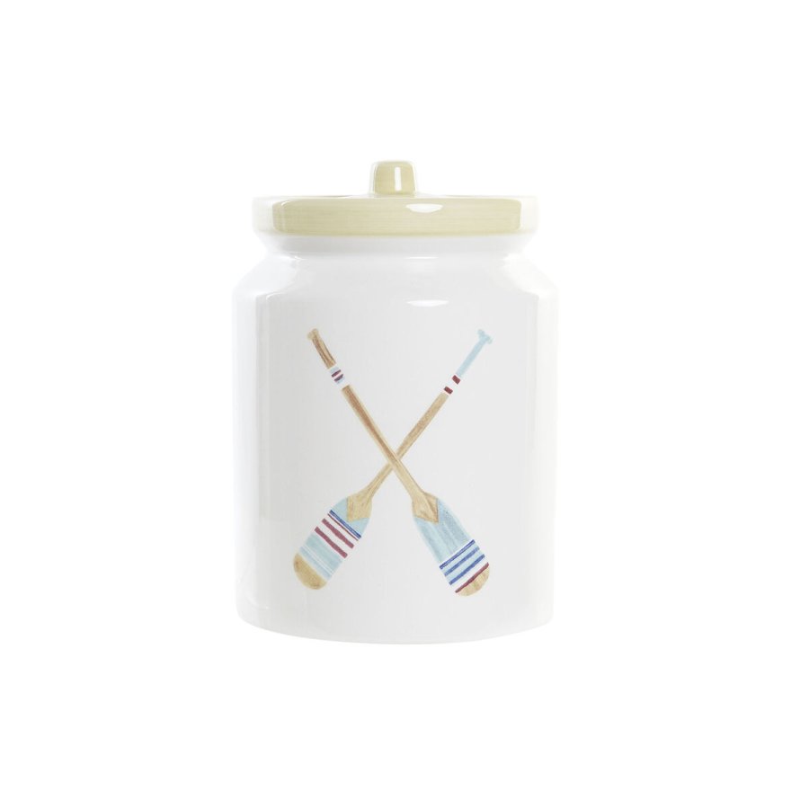 Blik DKD Home Decor Aarerne 4 Dele Dolomite 15 x 15 x 22 cm #1