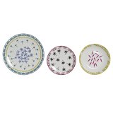 Madlavningsst DKD Home Decor Bl Multifarvet Turkisbl Porceln Kolonistil Afrikansk mand 27 x 27 x 2,5 cm 18 Dele (18 pcs) #1