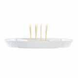 Snack bakke DKD Home Decor Multifarvet Natur Bambus Stentj Tropisk 23,5 x 23,5 x 7 cm #7