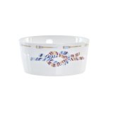 St til appetizere DKD Home Decor Bl Natur Bambus Stentj Middelhavet 19,7 x 19,7 x 1 cm (5 pcs) #4