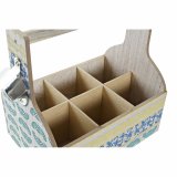 Flaskereol DKD Home Decor 27 x 16,5 x 25 cm Bl Turkisbl Tr MDF (2 enheder) #7