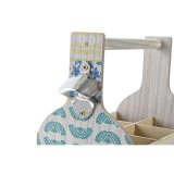 Flaskereol DKD Home Decor 27 x 16,5 x 25 cm Bl Turkisbl Tr MDF (2 enheder) #4