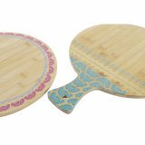 Skrebrt DKD Home Decor Tropisk Natur Turkisbl Rdbrun 30 x 40 x 1 cm #4