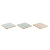 Varmebrikker DKD Home Decor Africa Bambus Kolonistil Afrikansk mand (6 pcs) #7