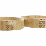 Salatskl DKD Home Decor Natur Bambus 20 x 20 x 5 cm #4