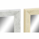 Vgspejl DKD Home Decor Brun Gr Natur Mrkegr Tropisk Blad af en plante 56 x 2 x 76 cm (4 enheder) #5