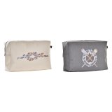 Toilettaske DKD Home Decor Gr Hvid Marine (30 x 10 x 20 cm) (2 enheder) #1