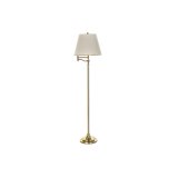 Gulvlampe DKD Home Decor Beige Gylden Metal Polyester (41 x 41 x 160 cm) #1