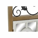 Vgspejl DKD Home Decor Hvid Natur Mrkegr Alpino Vindue 60 x 5 x 138 cm #17