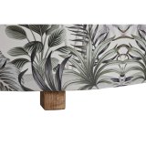 Fodsttte DKD Home Decor Beige Polyester MDF Grn Tropisk (80 x 80 x 43 cm) #4