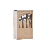 Bestik DKD Home Decor Slvfarvet Natur Rustfrit stl (3 x 2 x 21 cm) #4