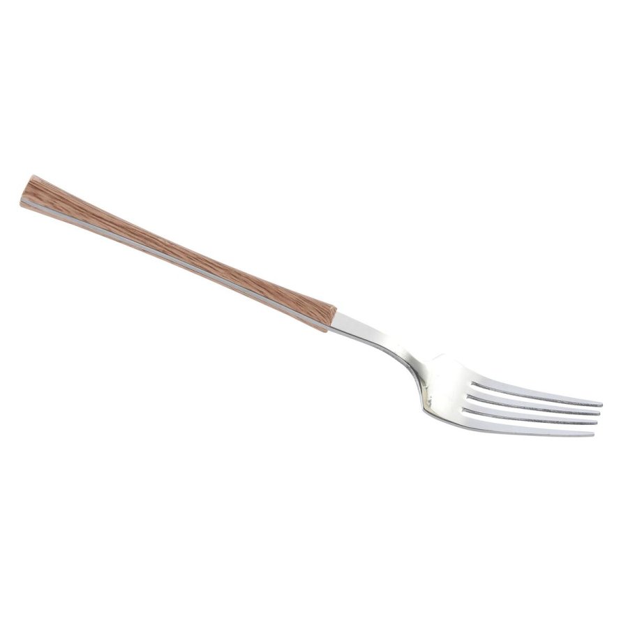 Bestik DKD Home Decor Natur Slvfarvet Rustfrit stl (2,6 x 1 x 23 cm) (16 pcs) #4