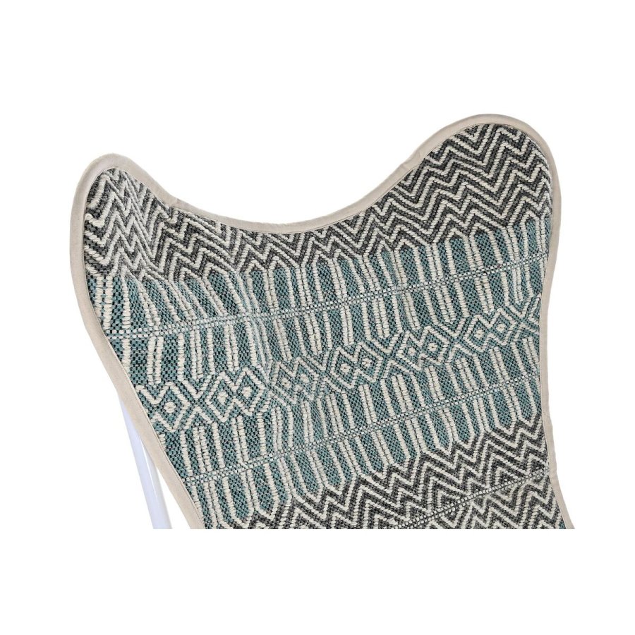 have DKD Home Decor Bl Hvid Grn Jern 74 x 65 x 90 cm #2