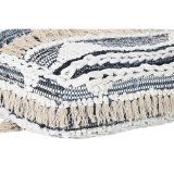 Pude DKD Home Decor Gulv Sort Striber 60 x 60 x 25 cm #2
