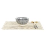 Sushi-st DKD Home Decor 14,5 x 14,5 x 31 cm Sort Stentj Orientalsk (16 Dele) #4