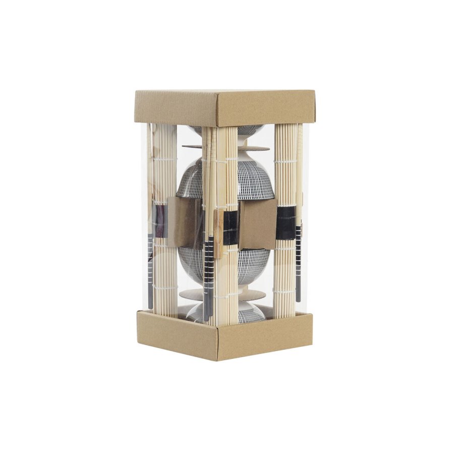 Sushi-st DKD Home Decor 14,5 x 14,5 x 31 cm Sort Stentj Orientalsk (16 Dele) #10